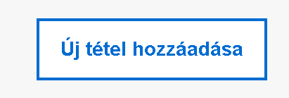 Új tétel hozzáadása